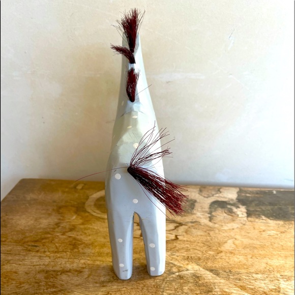 SWEDISH DALA STYLE w/Real HORSE Hair Handmade 14” - Picture 8 of 13